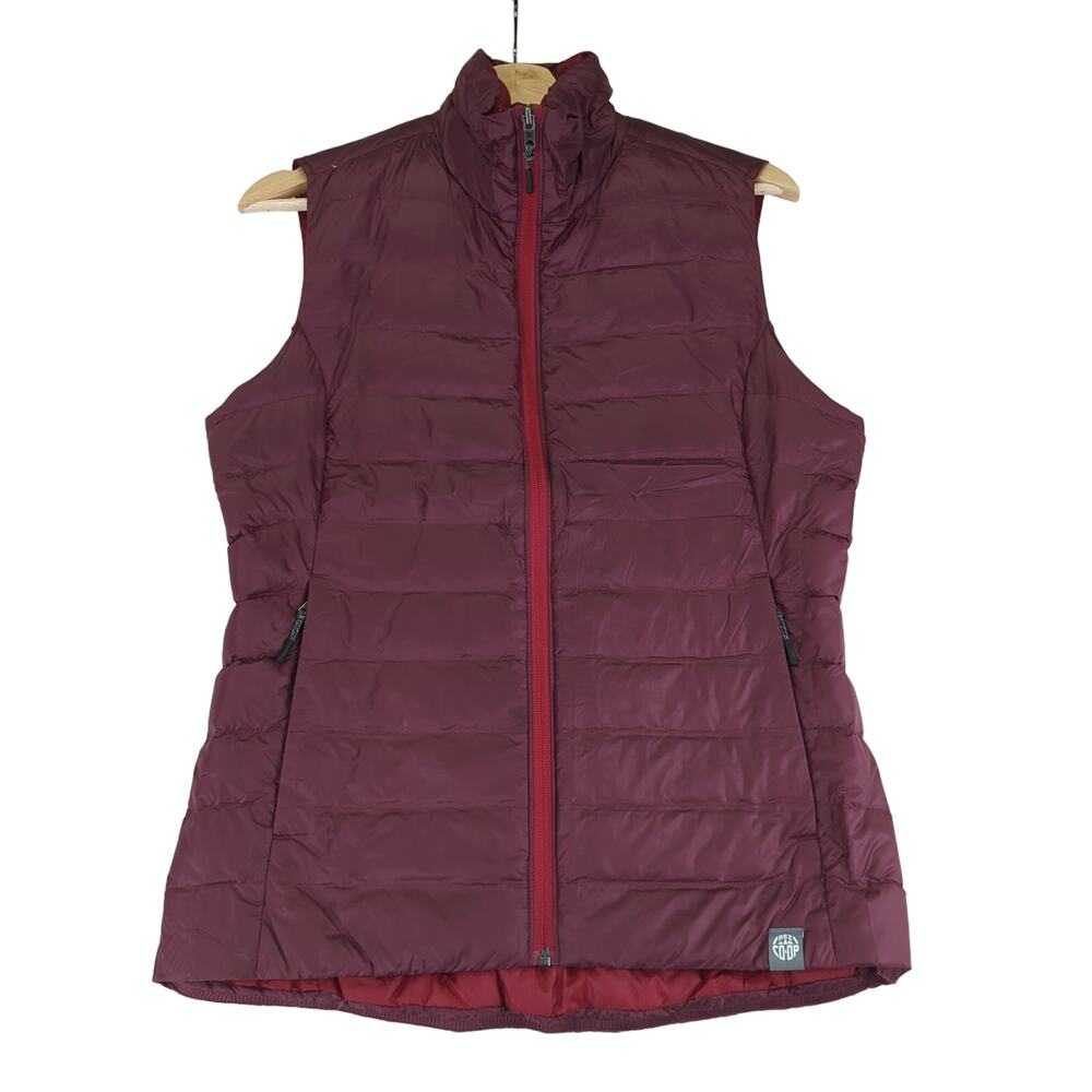 REI Co-op 650 Down Vest Puffer Women's Medium Nylon Goose Down Lightweight